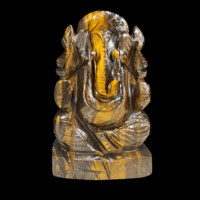 Tigerseye Ganesha (tiger eye) Figurine - 1pc