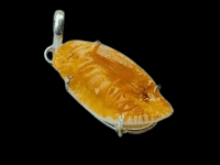 Shukra mani 925 silver pendant - wealth, harmony, relationship - 1pc