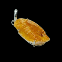 Shukra mani 925 silver pendant - wealth, harmony, relationship - 1pc