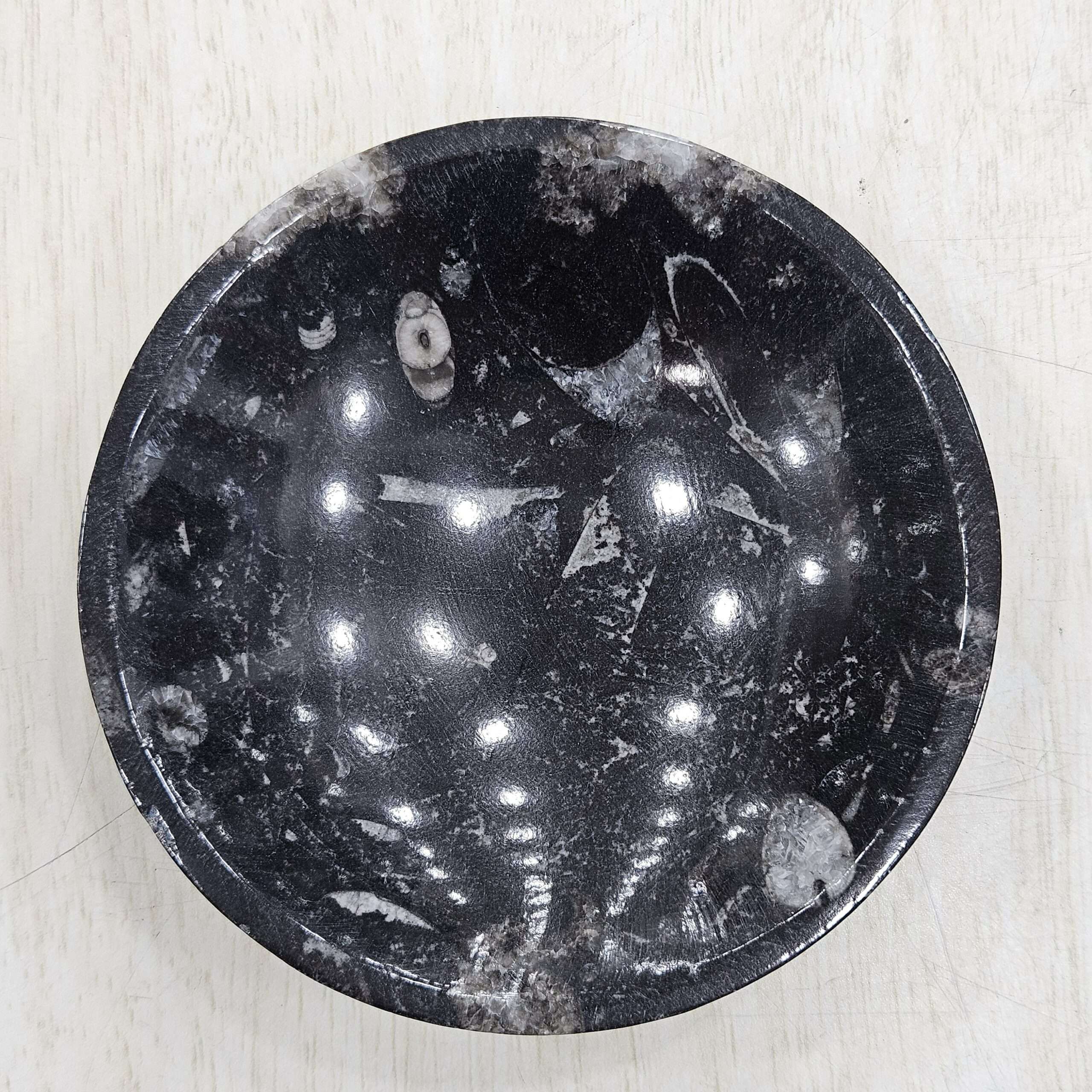 Kuber Stone Orthoceras Bowl