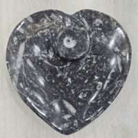 Kuber stone / orthoceras heart shaped plate
