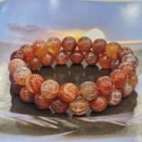Superior Quality Fire agate bracelet - 1pc