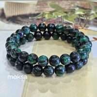 Green Muscovite Fuschite bracelet - 8mm - AAA - 1pc