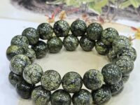 Green Spot Jasper bracelet - 1pc
