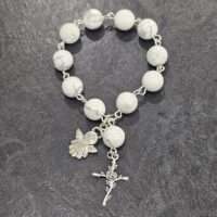 Mini Palm Rosary  (Christian  Catholic) - 1pc