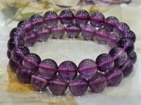 Rare Magenta fluorite bracelet - 1pc