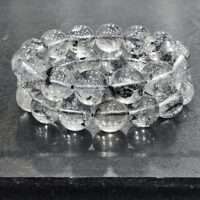 Rare Herkimer Diamond Bracelet - Round - 1pc