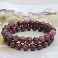 Rare Premium Eudialyte bracelet - Round 8.5mm - 1pc