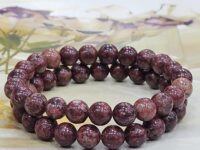 Rare Premium Eudialyte bracelet - Round 8.5mm - 1pc