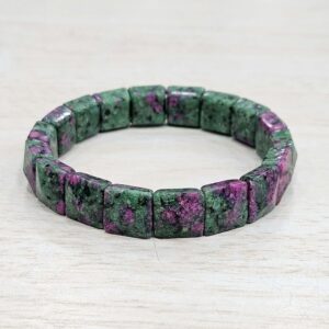 ruby-zoisite-bracelet-flat-square-pyramid