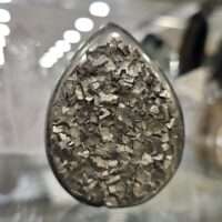 Pyrite flames semipolished - 1pc