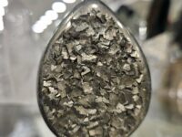 Pyrite flames semipolished - 1pc