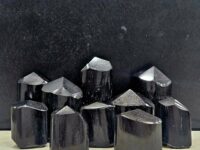 Powerful protection Black tourmaline polished tower - 1pc