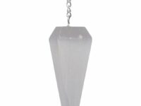 Selenite Pendulum - transmute  1pc