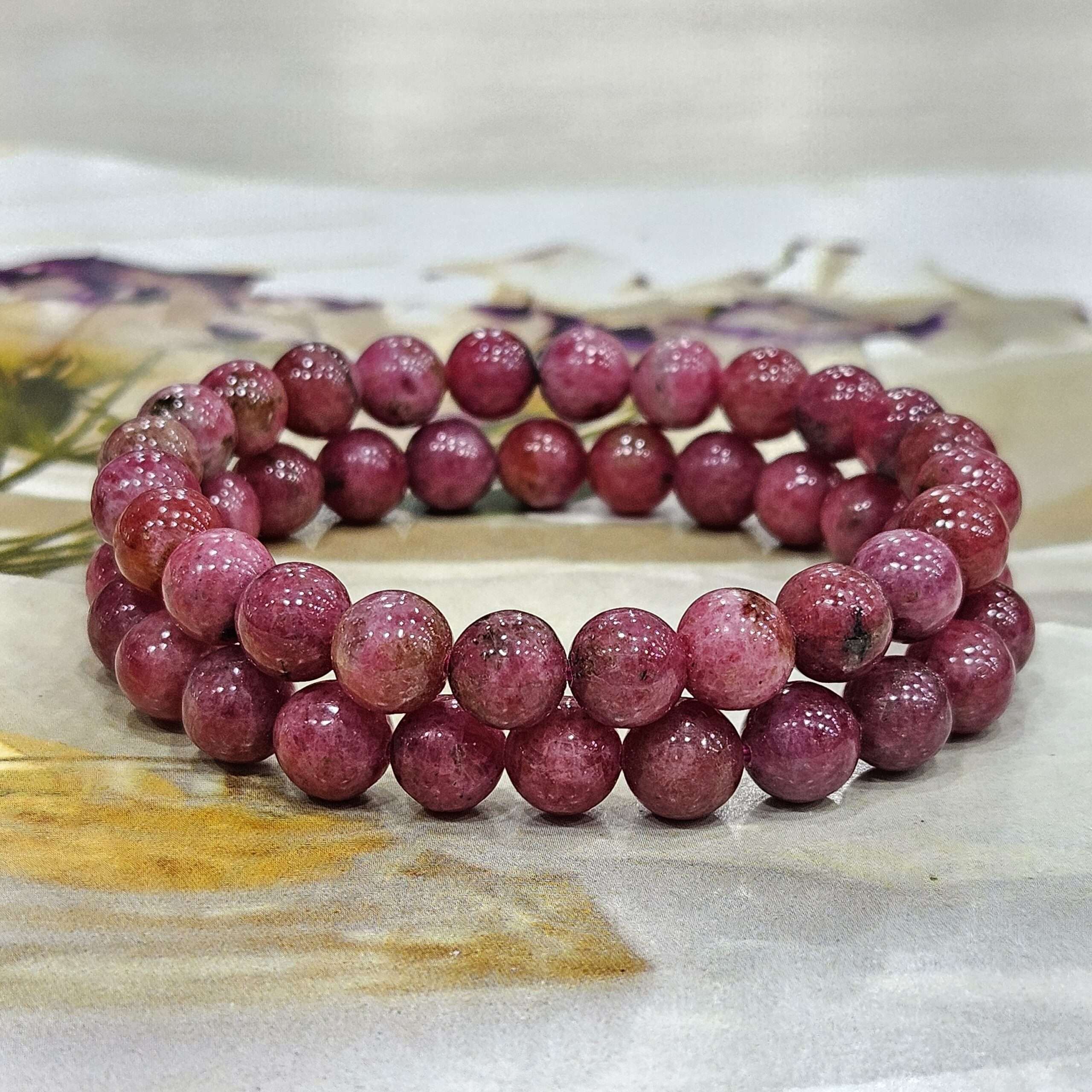 Gel Rhodonite Bracelet