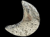 Abundance Pyrite Crescent Moon - 1pc