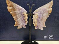 Amazing crystal butterfly carving - 1pc
