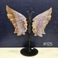Amazing crystal butterfly carving - 1pc