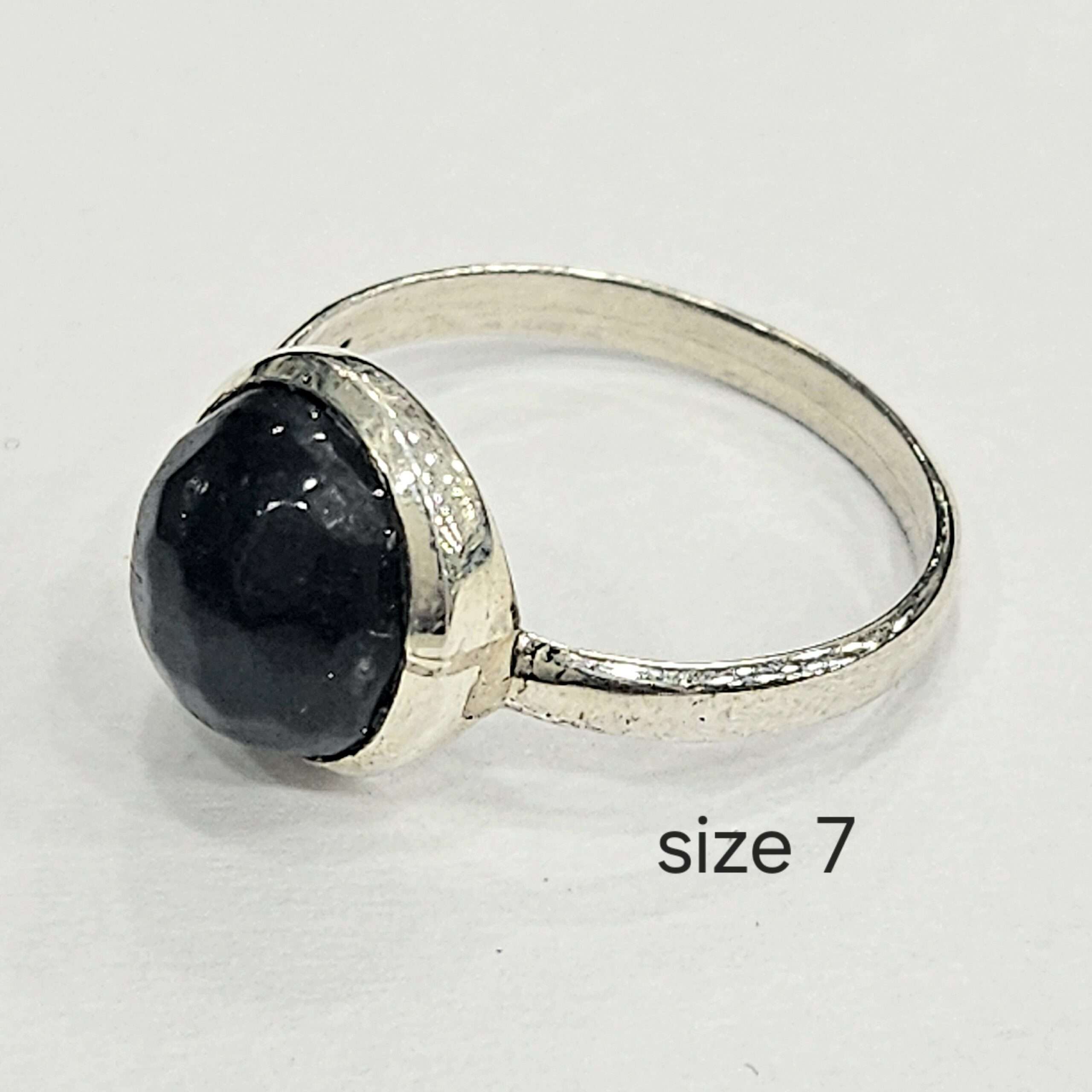 Black Obsidian Ring Size 7 Black Obsidian Ring Size 7