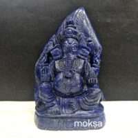 Lapis Lazuli Ganesha figurine 1060gms - 1pc