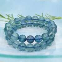 Blue Green fluorite bracelet - 1pc