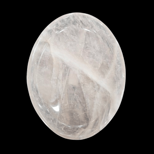 Rose quartz oval tray