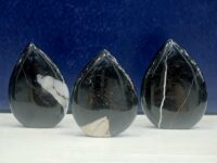 Black Tourmaline Flame – Grounding & Protection Crystal for EMF Anxiety and Negative Energy - 1pc