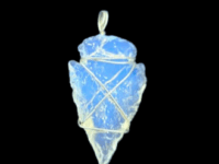 Opalite arrowhead Pendant - 1pc