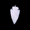 Rose quartz arrowhead