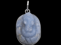 Angelite Ganesha pendant 1 peice