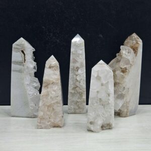 natural-clear-quartz-crystal-cluster-on-polished-stone-tower-healing-energy-spiritual-decor-home-display