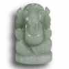 Light green aventurine Ganesha idol figurine Green Aventurine Ganesha