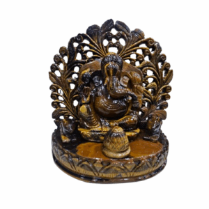 Lord Ganesha Idol Tiger's eye