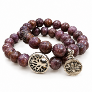 lepidolite bracelet