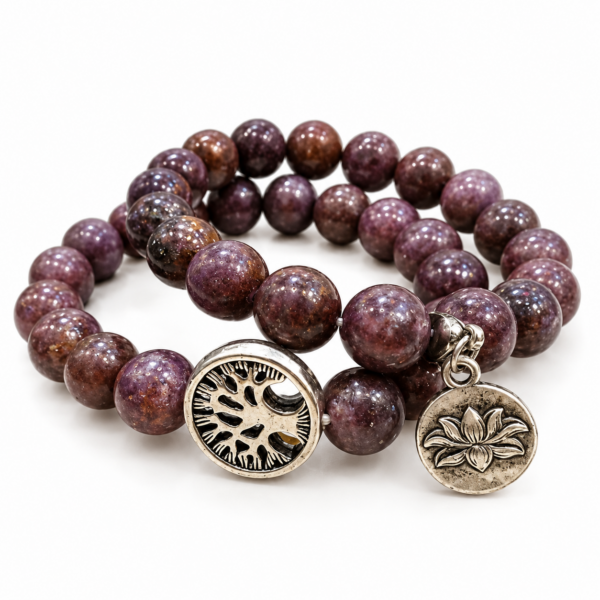 lepidolite bracelet