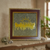 7 Running horses pyrite dust frame