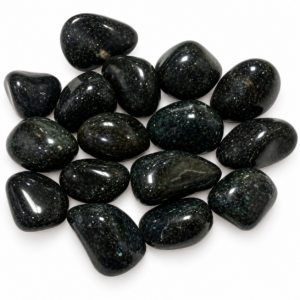 Natural Black Agate Tumbled Stones