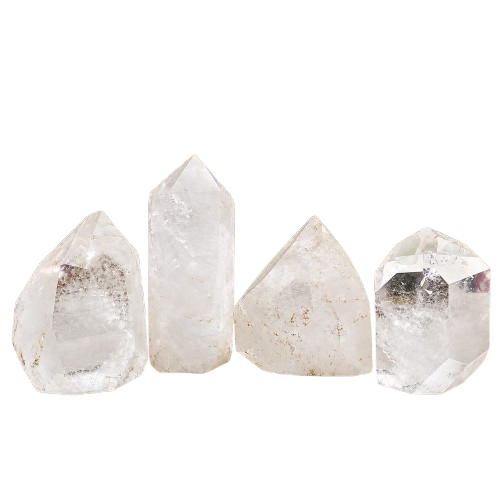 Natural Himalayan Clear Quartz tower with beautiful internal veils and inclusions