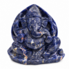 Natural Sodalite Ganesha idol crystal Ganesh statue for wisdom intuition and good fortune