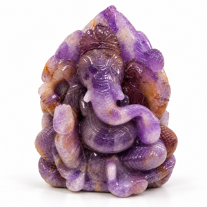 Natural Amethyst Ganesha idol 3 kg crystal Ganesh statue for peace focus harmony and spiritual growth