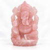 3kg natural Rose Quartz Ganesha idol for love and Heart Chakra