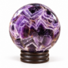 Chevron Amethyst Sphere