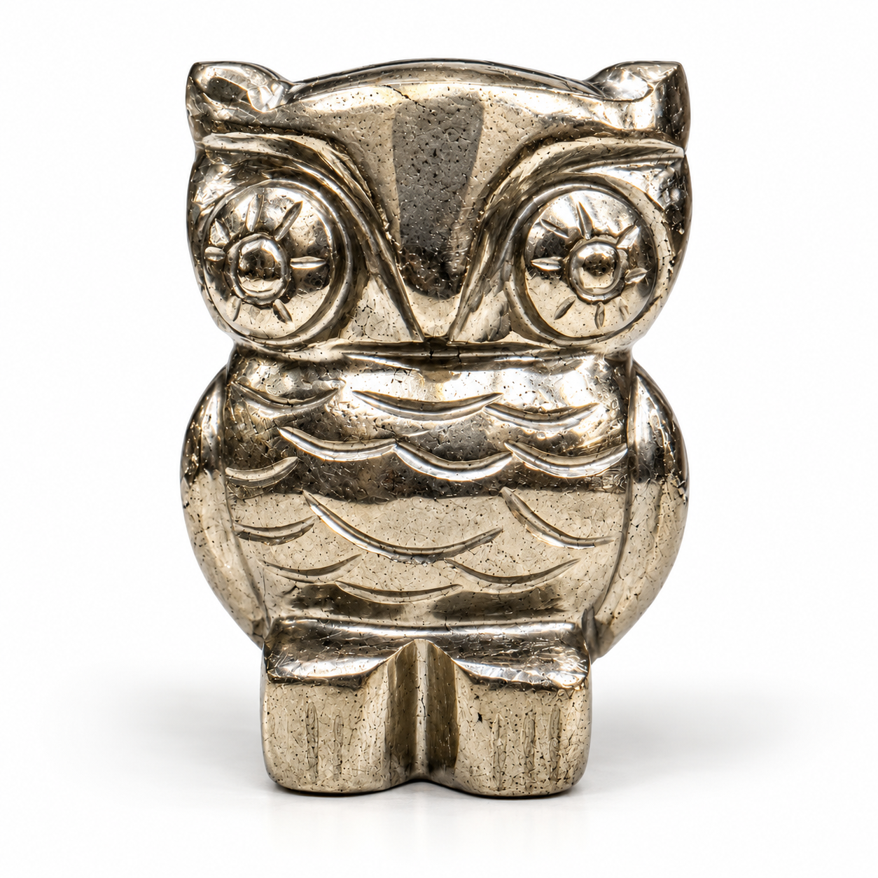 Iron Pyrite Owl